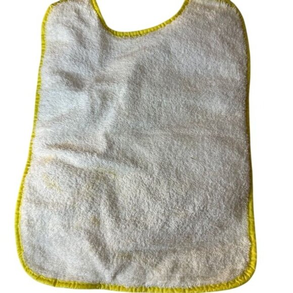 Vintage Disney Baby Bib With Minnie Mouse & Pluto "I Want My Milk!" Design - Picture 4 of 5